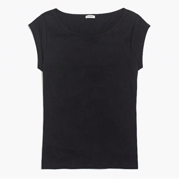 NWT new New JCREW Size L Black Linen Blend
Ballet T Shirt - Picture 1 of 8